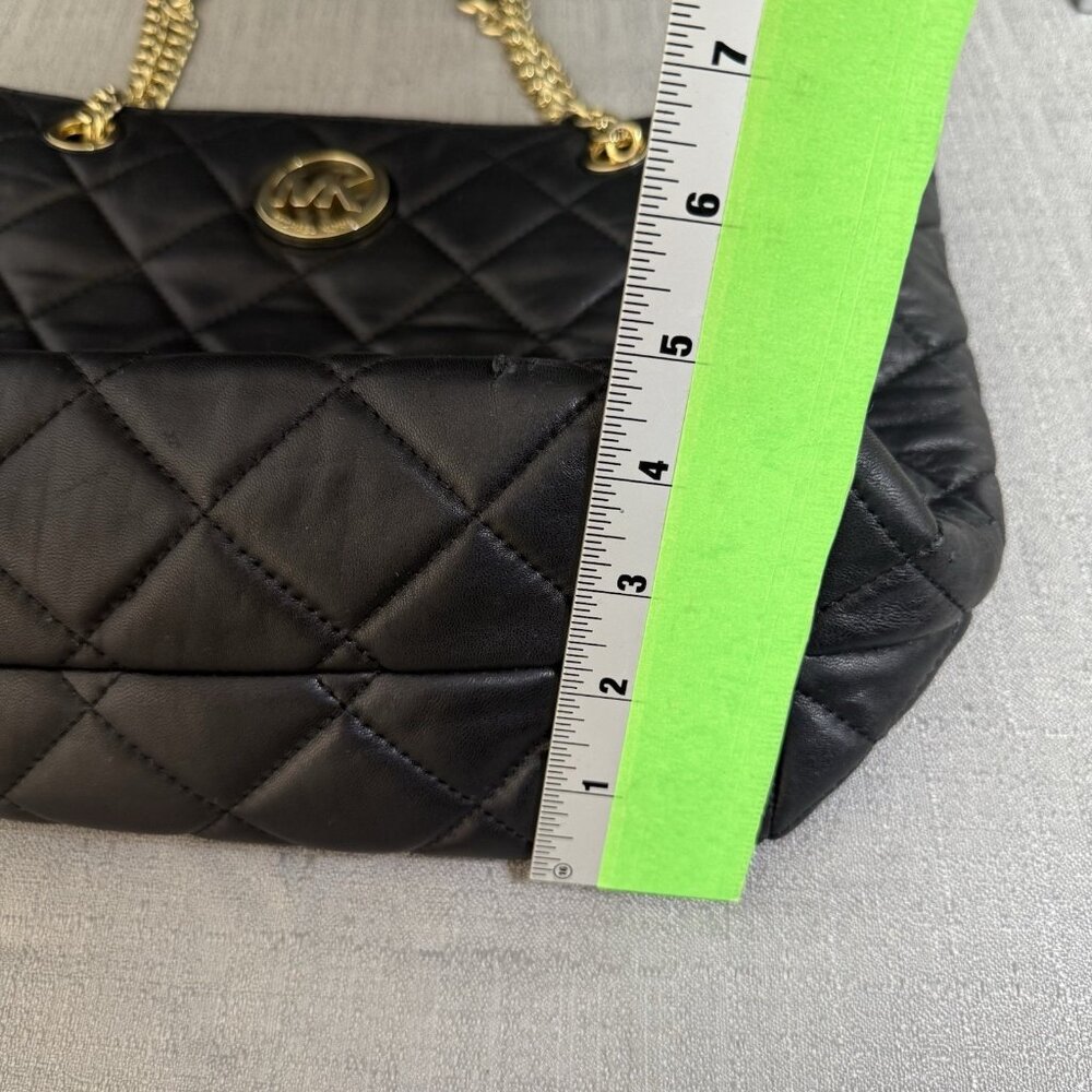 Michael Kors Fulton  Quilted Soft Luxury Leather Tote Bag Handbag Purse Classic - Picture 16 of 16